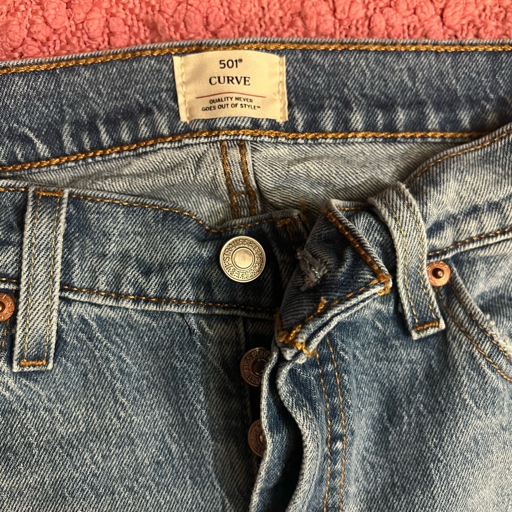 Blue Women's 501 Curve - Picture 3 of 6